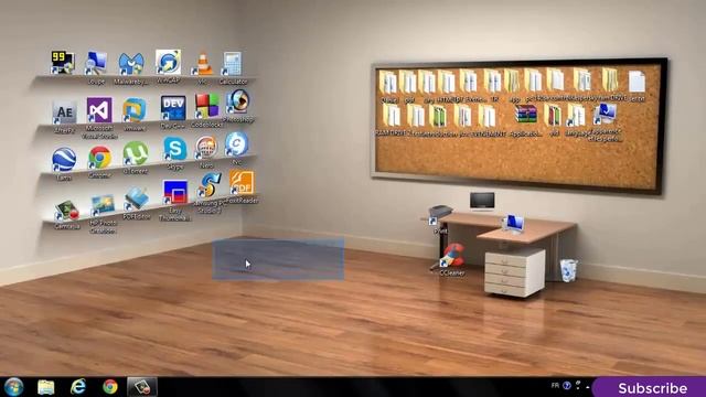 How to make a Beautiful Classic 3D Desktop in Windows 7/8,8.1/10 смотреть онлайн