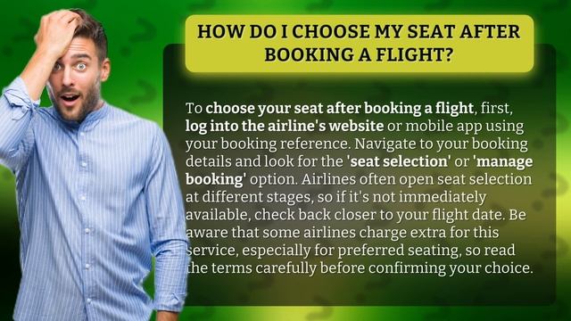 How do I choose my seat after booking a flight? смотреть онлайн