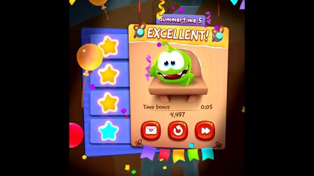 Cut The Rope Remastere‪d - Summertime - Gameplay Walkthrough Part 21 (iOS)