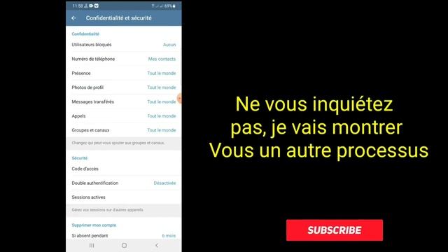 Comment activer le contenu sensible sur Telegram- Android/ios| télégram ne peut pas être affiché смотреть онлайн
