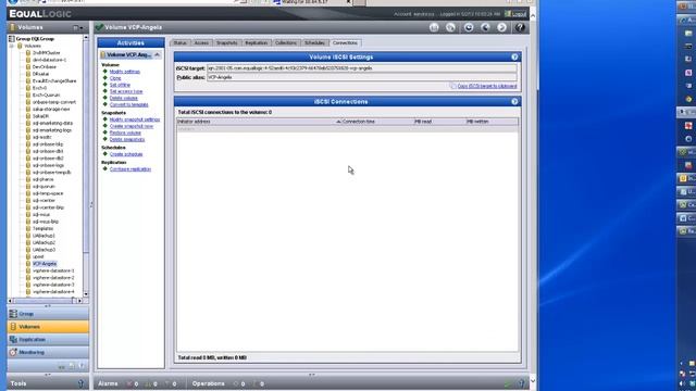 Adding a disk from an EQL array to a Windows 2008R2 Server смотреть онлайн
