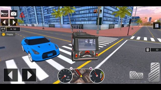 Indian Auto Rickshaw Driving School Game || Tuk Tuk Auto Rickshaw Game || Auto School Training смотреть онлайн