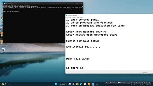 Install Kali Linux ( Terminal ) On Windows Computer..... смотреть онлайн