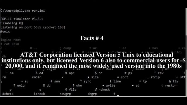 Version 6 Unix Top # 7 Facts смотреть онлайн