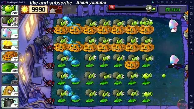 Plants Vs Zombies : Survival Night