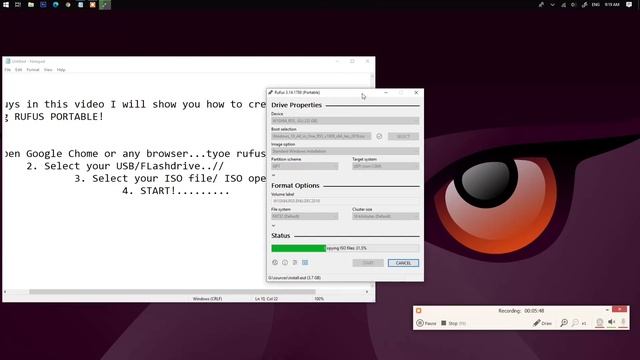 How to Create BOOTABLE USB/FLASH DRIVE Using Portable RUFUS | Portable RUFUS | 100% FREE | смотреть онлайн