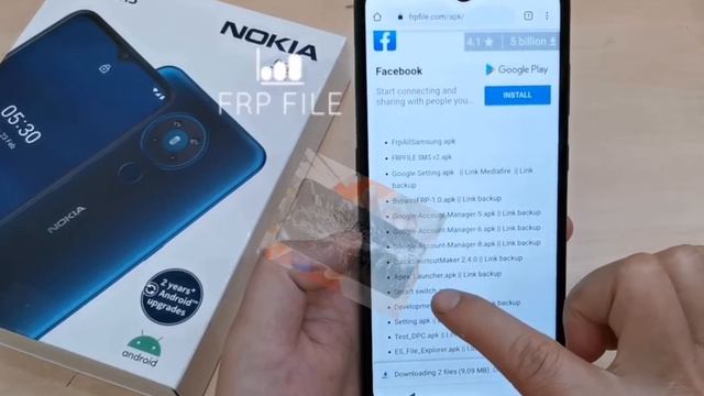 Hard Reset & Bypass FRP Google Account Nokia 5 3 TA 1234 Android 10 2021