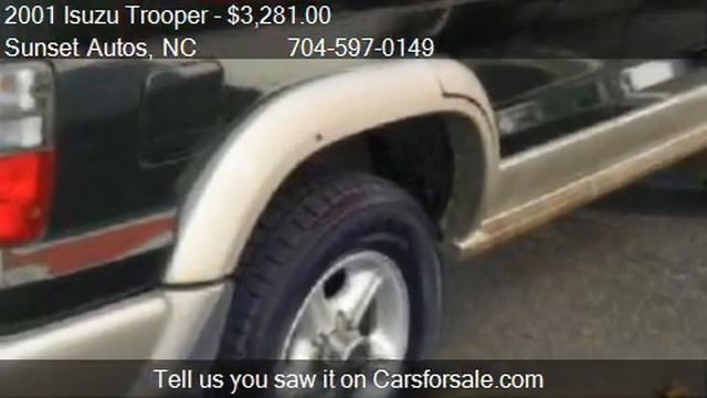 2001 Isuzu Trooper LS 4WD 4dr SUV for sale in Charlotte, NC смотреть онлайн