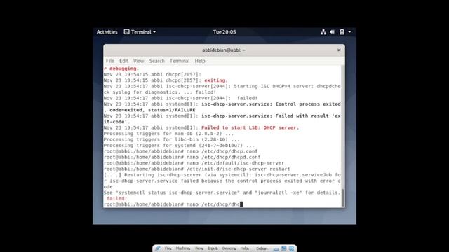 Abbizar Mulia XI TKJ 1 Setting dhcp debian 10 смотреть онлайн