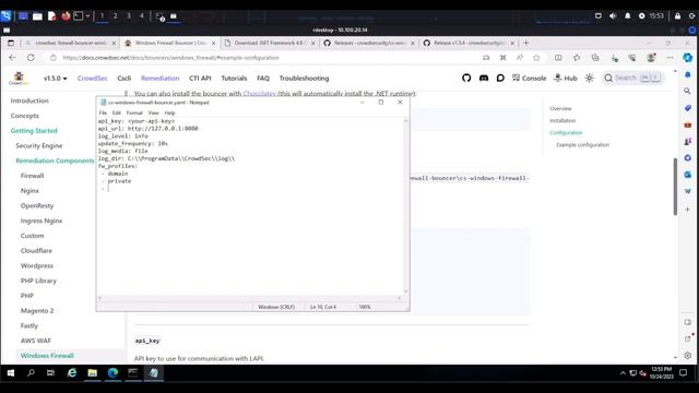 Microsoft Windows Crowdsec install and setup смотреть онлайн