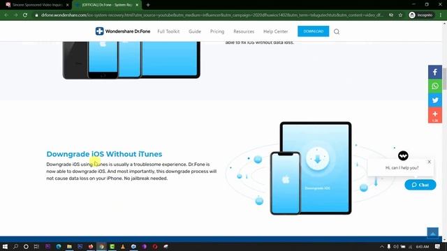 Dr.Fone System Repair IOS | IPhone12 Giveaway
