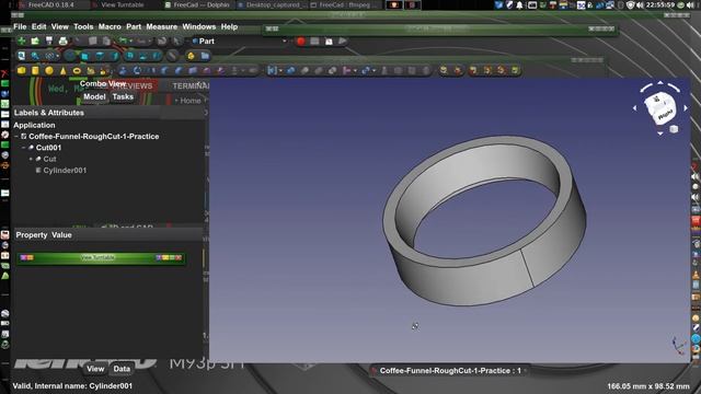 My first ever Freecad Model смотреть онлайн
