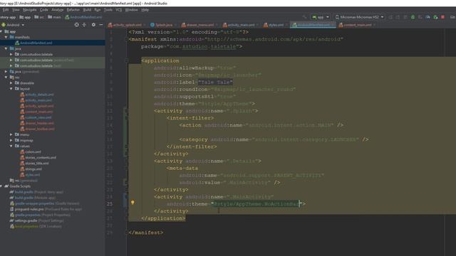 Adding Navigation Drawer To Story App | Story App Tutorial | Android Studio