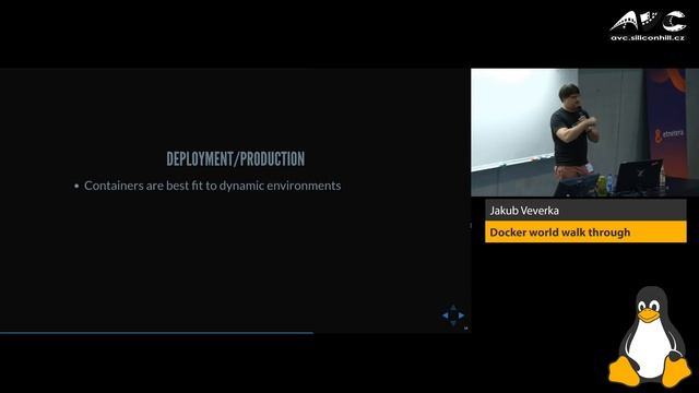 LinuxDays 2017 - Docker world walk through - Jakub Veverka смотреть онлайн