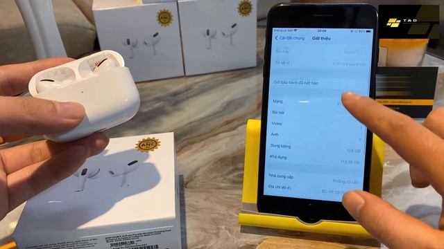 Tai nghe Airpod Pro Bản CAO CẤP Nhất 1562A Có Chống Ồn Chủ Động ANC 35dB - T&D Shop (đã fix IOS 16 смотреть онлайн