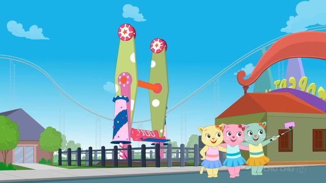 Three Little Kittens Went To The Theme Park (SINGLE) | Nursery Rhymes & Songs By Cutians | ChuChu T