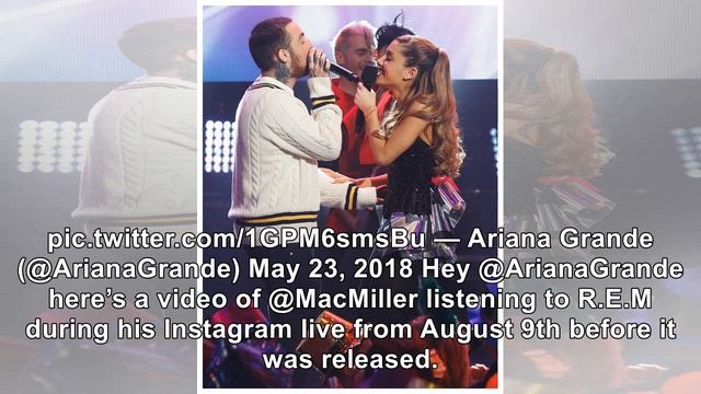 Ariana Grande Tweets Line From Mac Miller’s Song About Her Months After His Death смотреть онлайн