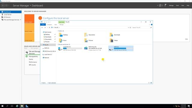 Configure Data Deduplication on Windows Server 2016 смотреть онлайн