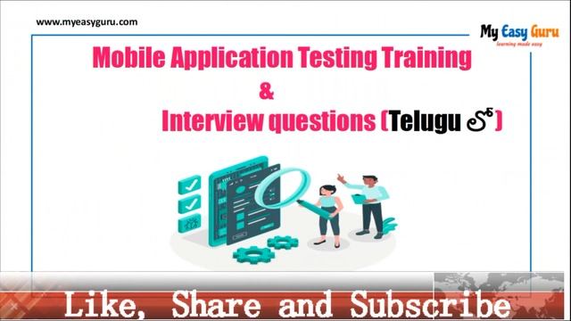 Mobile Application Testing Training & Interview questions(Teluguలో)| Intro | Tutorial for beginner смотреть онлайн