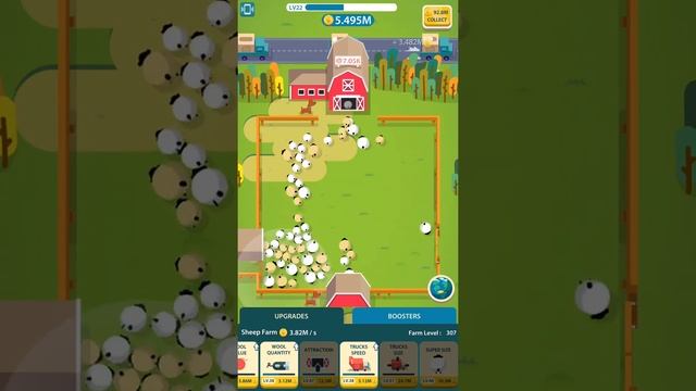 Wool Factory Idle | Crowd Farm | iOS / Android Mobile Gameplay смотреть онлайн