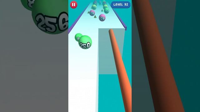 Merge 2048 Run Ball Rush ! All Levels Gameplay (30-34) android, ios смотреть онлайн