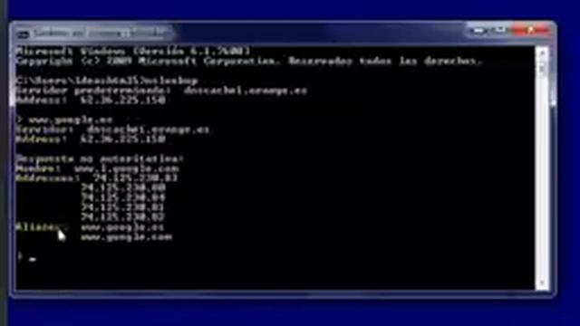 nslookup explicación DNS смотреть онлайн