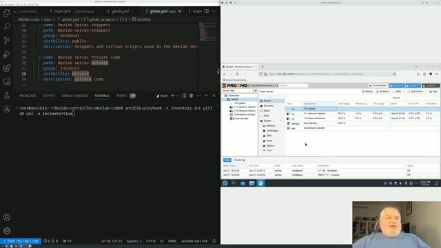 Devlab S01E06 Gitlab in Proxmox LXC with Ansible смотреть онлайн
