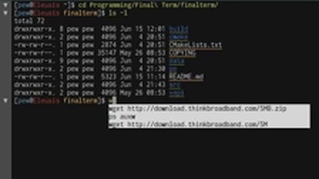 Final Term Terminal Emulator Demo For Linux смотреть онлайн