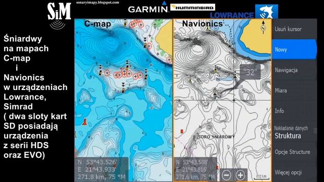 Porównanie map C-map i Navionics na przykładzie Jeziora Śniardwy смотреть онлайн