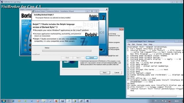 cara menginstall program Delphi 7 agar suport di windows 7, 8, 10 serial 4 смотреть онлайн