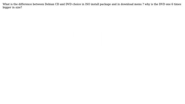 Difference between Debian CD and DVD смотреть онлайн