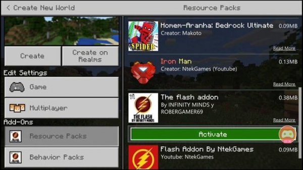 How To Download THE FLASH Mod In MINECRAFT PE | Minecraft Flash mode