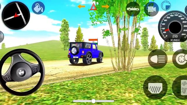 Dollar (song) Modified Mahindra blue Thar👿 || Indian cars simulator 3d || android gameplay #10 смотреть онлайн
