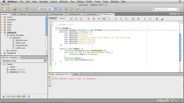 Chapter 6.3 More Layout Managers смотреть онлайн