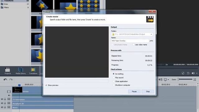 How to Make VHS Tape Overlay in AVS Video Editor? смотреть онлайн