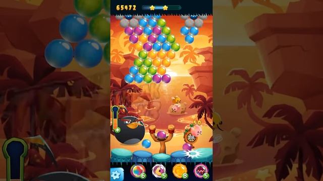 Angry Birds POP Bubble Shooter - Level 46. Gameplay Android