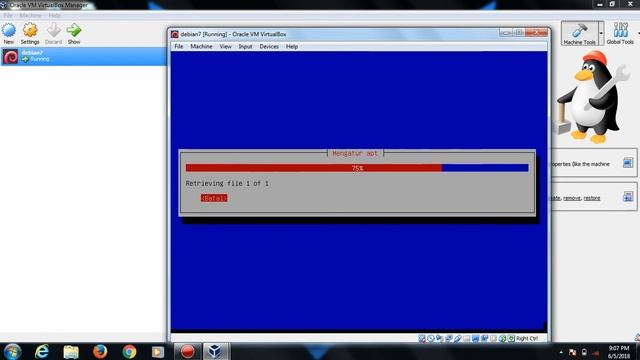 tutorial penginstalan debian berbasis teks dan konfigurasi ip address pada virtual box смотреть онлайн