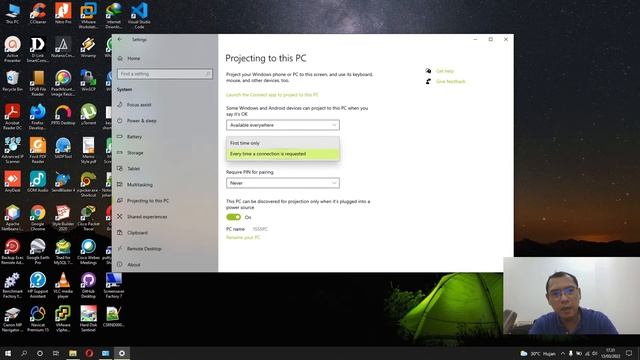Cara mirroring hp samsung ke laptop di windows 10 смотреть онлайн