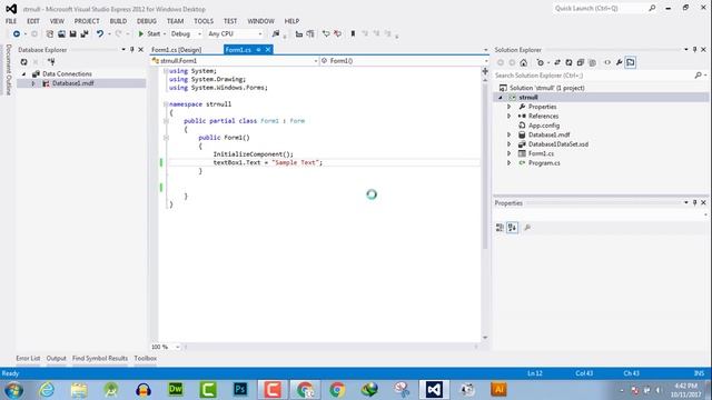 057 - A - How to change C# TextBox Text смотреть онлайн