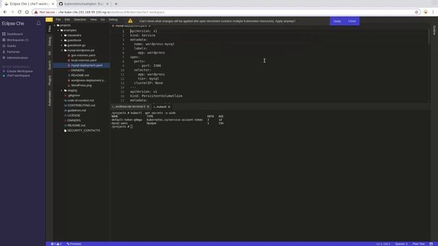 VSCode K8s tooling in Theia from Eclipse Che смотреть онлайн