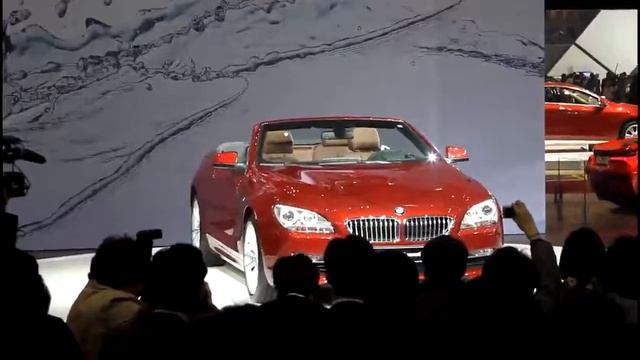 BMW unveiled Its new BMW 6 Series Convertible at the Seoul Motor Show 2011 смотреть онлайн