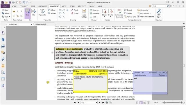 03. PhantomPDF Добавление комментариев и примечаний смотреть онлайн