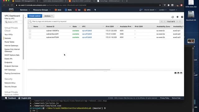 AWS Hands-On Lab with Dotnet Core Part 1 смотреть онлайн