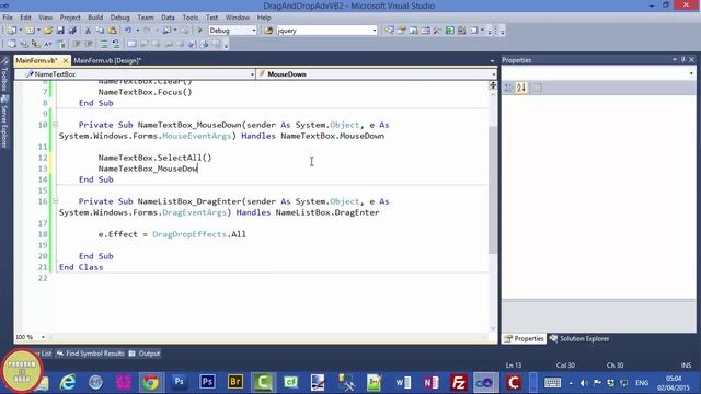 VB.NET (In Urdu) Tutorial - How to add drag and drop to ListBox In Urdu (Video 4) смотреть онлайн