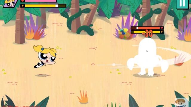 The Powerpuff Girls: Ready, Set, Monsters! - Blisstina on Monster Island (Cartoon Network Games) смотреть онлайн