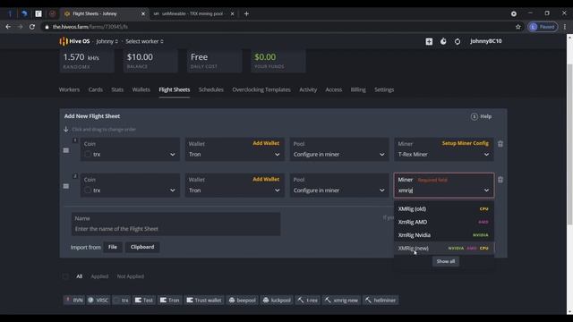 How to mine with Unmineable using HiveOs (Cpu,Gpu) Dogecoin and more ! смотреть онлайн