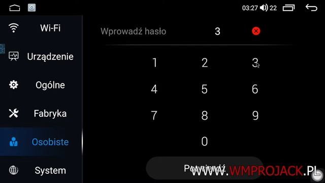 RESET SYSTEMU Przywrócenie ustawień fabrycznych w radiu Android modele M200, M400, M600 смотреть онлайн