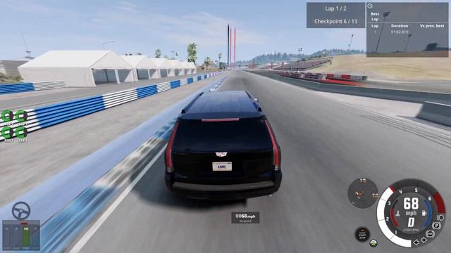 West Coast Trial: Cadillac Escalade ESV Sport (Beamng Drive) смотреть онлайн