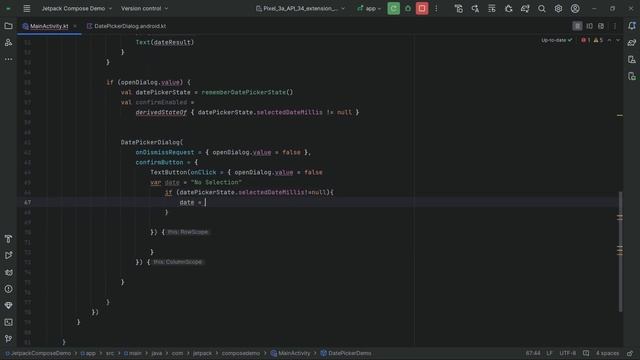 Custom Date Picker using Material 3 in Jetpack Compose #jetpackcompose #jetpackcomposetutorial смотреть онлайн
