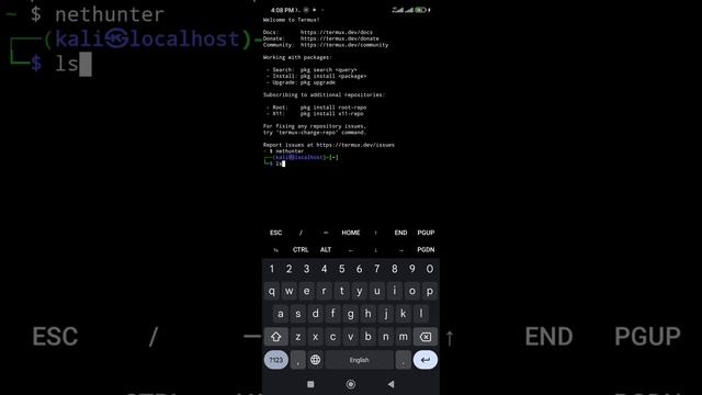 حل مشكلة عدم الاتصال Kali Linux علي الموبايل. Connection Failed Nethunter Termux Kali